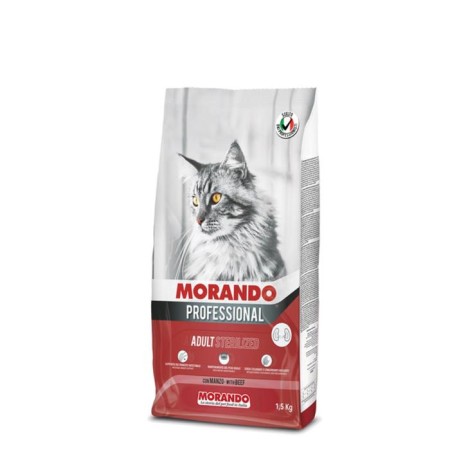Dry food Morando Professional Gatto for sterilized cats, beef, 1.5 kg