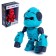 Robot Monkey "Gorilla", interactive: sound, light, metal, on batteries, color mix