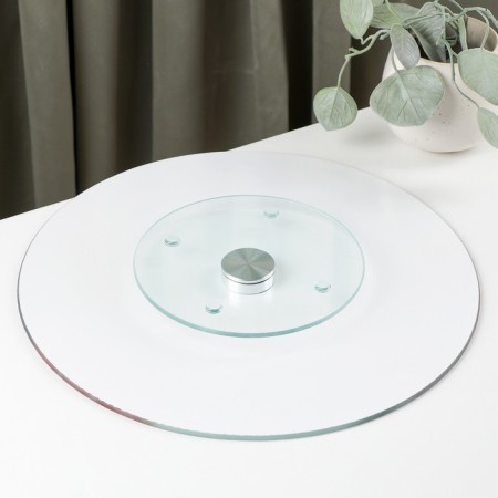 Glass stand for the cake rotating Magistro "Bernardo", D = 32 cm-2