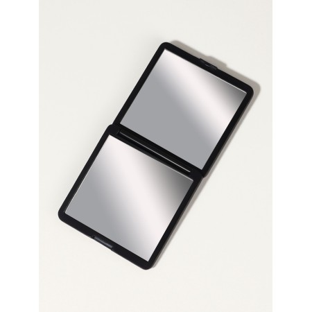 Mirror folding quad (2) s/took 7*7 cm wave matte black bag QF-3
