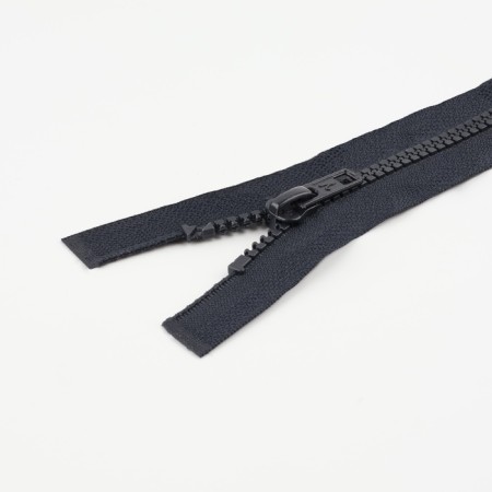 Lightning "Tractor", No. 5, detachable, automatic lock, 80 cm, black and blue color-1