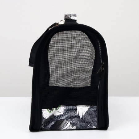 Bag - Carriage for animals "Winter cats", size L, 53 x 21 x 29 cm-3