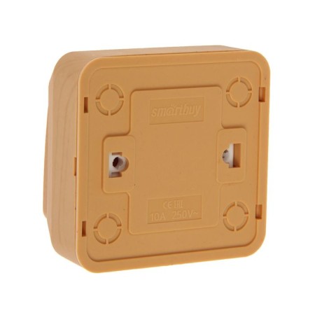 Smartbuy switch "Jupiter", 10 a, 2 keys, external, color light wood-1
