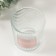 Bank for candles glass "You are beautiful" Transparent 200 ml 7.5x7.5x8.2 cm