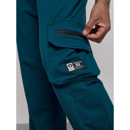Sports male trousers, size 54, blue color-14
