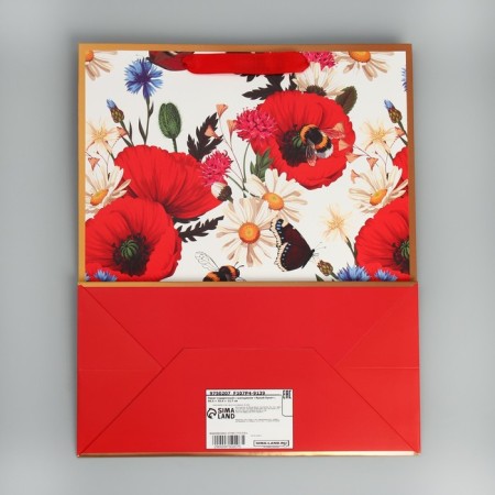 Gift package with a nameplate, packaging, “Bright Bouquet”, 30.5 x 25.4 x 12.7 cm-6