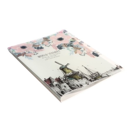 A4 folder format, with 40 transparent files "City", mix-5