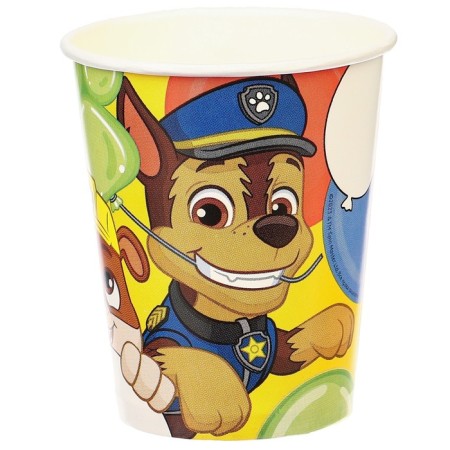 A glass of paper "Happy Birthday!", 250 ml, puppy patrol-3
