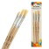 Set of brushes bristles 3 pieces: No. 4, 8, 10, flat