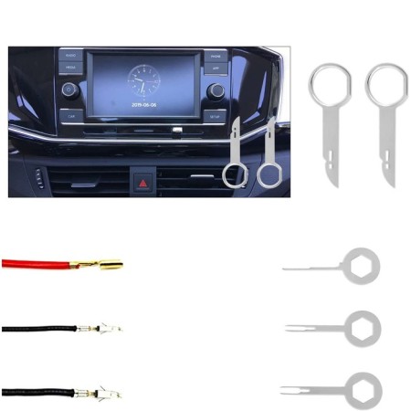 A set of instrument for plastic, 19 items, in a bag-6