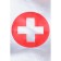 Candy Girl's nurse costume, red-white color, OS size
