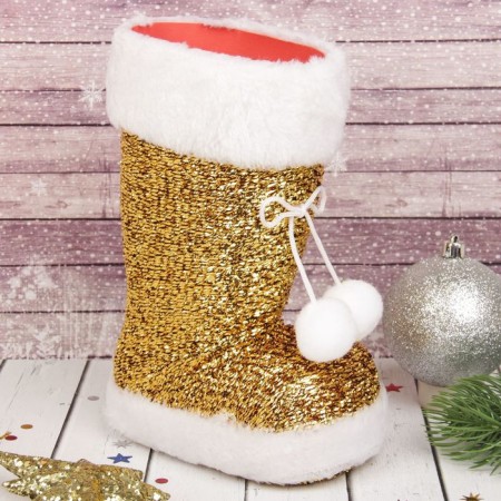Gift packaging "Boot", with a bow