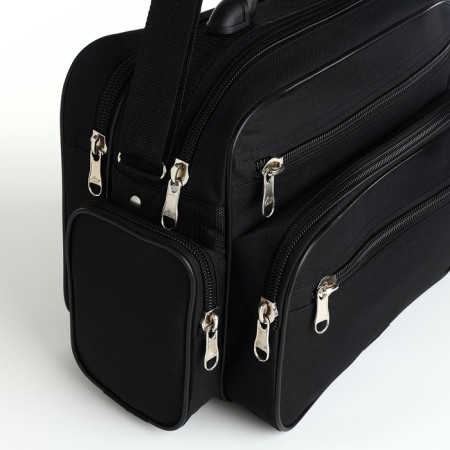 Male bag, rise, black color-3