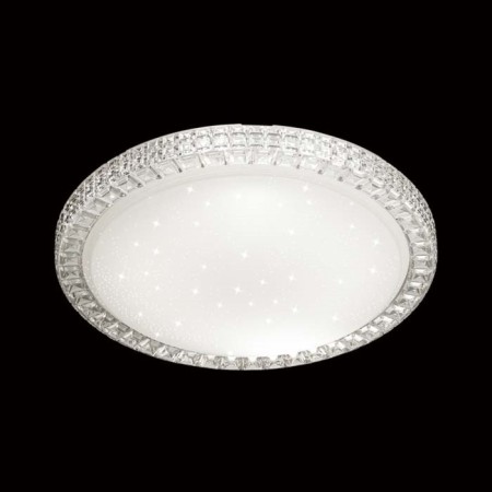 The lamp is wall-flowing Sonex. BRISA, 90W, LED, 77x600x600 mm, white, transparent color-3