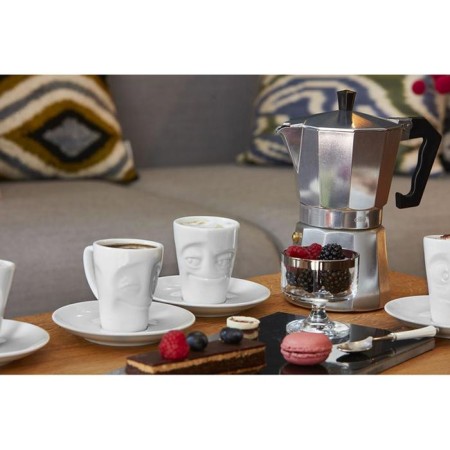 Coffee cup with a saucer TASSEN Impish, 80 ml, white color-4