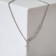 Piece "Cross" straight, color silver, l = 45 cm