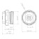 Maevsky OGINT 019-0680, 1/2 ", PN 10, external thread, manual, with cap, brass