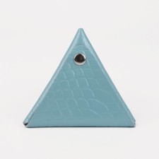 Case for coins/headphones on the button, blue color