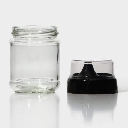 Glass milkman with the Renga dispenser "Lex", 210 ml-1
