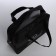 Cosmetic bag with lightning, black color