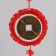 Suspension metal, textile "Values" 20x20x50 cm