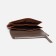 Women's wallet on magnets, red/brown color