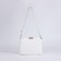 Bag Cross-Bodi with a zipper, white color