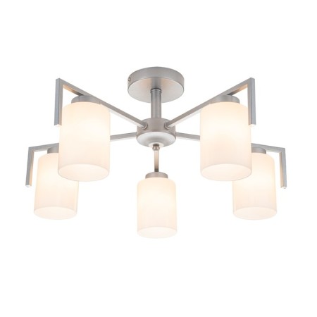 The lamp on the ESCADA rod, 1142/5p Silver. 5x60W, E27, 600x600x275 mm, silver color