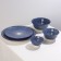 Poramic plate "Boda", d = 22 cm, blue color