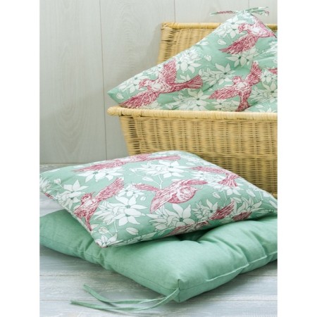 Decorative pillow for lightning origami, size 40x40 cm, mint color