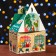 Gift box "New Year's town", 17.6 x 11.1 x 18.8 cm