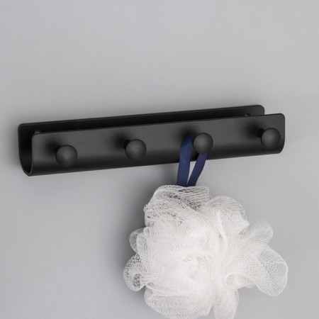 Boar for 4 hook "Stail", 22 × 4 × 7 cm, black color-1