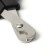 Middle scissors are medium with an emphasis for a finger, black with red