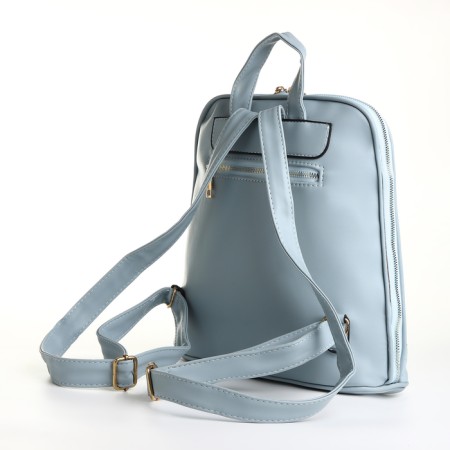 City backpack with lightning, blue color-1