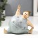 Souvenir Polystone "Pyshchka - Stretching" 12x8.5x13 cm