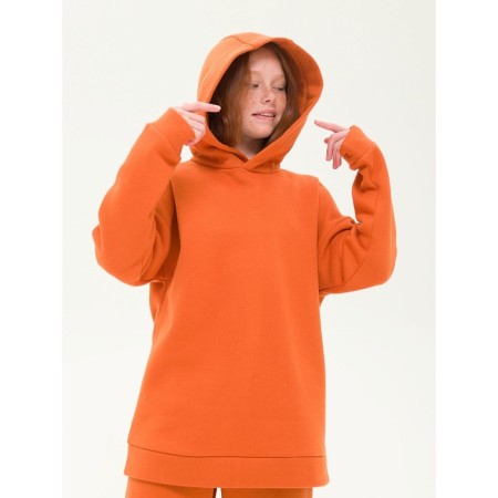 Children's sweatshirt, height 146 cm, orange color-2