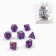 Cubes set for D&D (Dungeons and Dragons, DND) "Game time", Series: D&D, 7 pcs