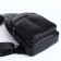 Male sling bag, artificial leather, black color