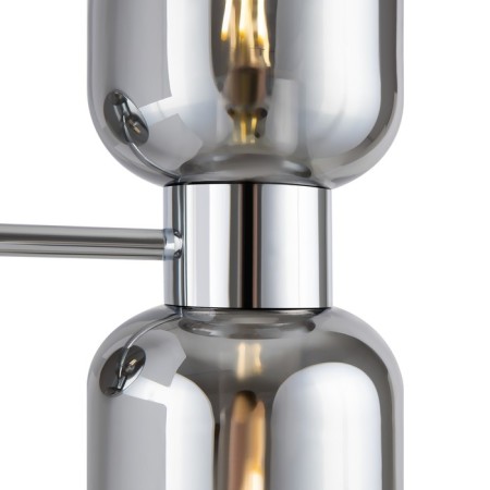 Wall lamp 60W, 2HE27, 29x15 cm, chrome-3