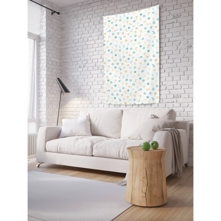 Decorative panel with photo printing "Atmosphere of the holiday", vertical, size 100x150 cm