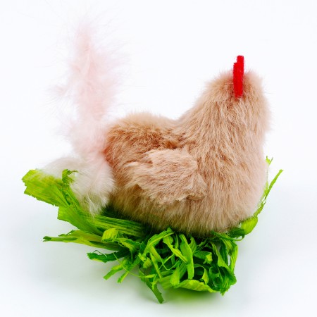 Soft toy "Chicken in the nest", 7 cm, color mix-2