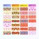 Easter heat -assembly film "Russian patterns" 7 pcs., Mix