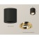 Turning lamp Ambrella Light, XS7532004, MR16 GU5.3 LED 10 watts, Black sand, Gold Gold