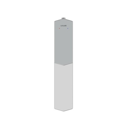 Cersanit wisla a63059 shell mixer, tall, drain set-6