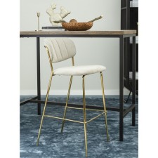 Bar stool Eirill, 560 × 475 × 990 mm, Shenill, color gray color
