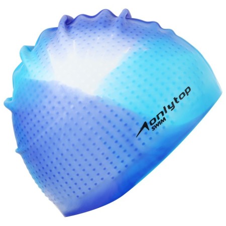 TwinTop swimming cap, silicone, girth 54-60 cm, Mix color-7