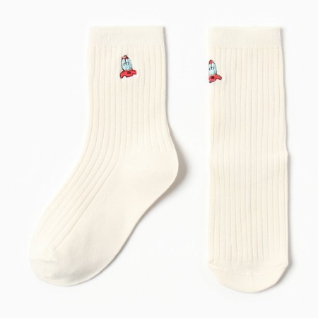 Nosk children's minku "rocket", milk color, size 18-20 cm