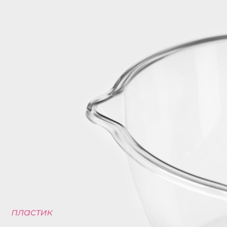 Bucket with a measuring scale of the share, 1 l, 29.5 × 18 × 10.5 cm, transparent-2