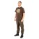 Pride Quadro T-shirt, cotton, dark brown, rs XS