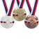 Medal thematic "struggle", gold, d = 5 cm